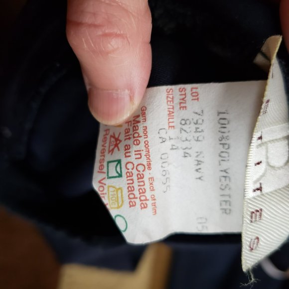 Dark Navy Blue Full Length Maxi Skirt with Drawstring and Slit - Picture 11 of 12